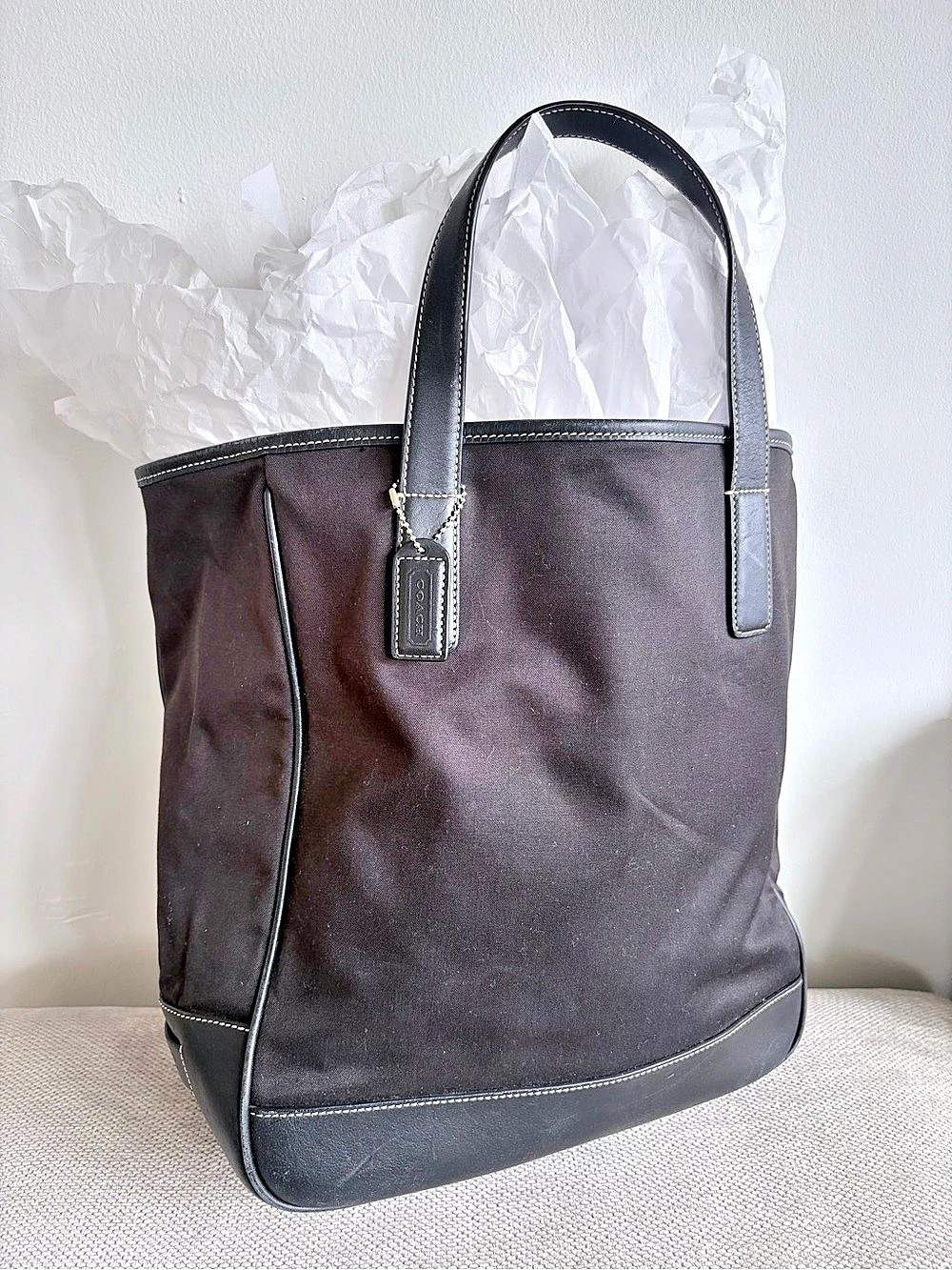 Coach Leatherware Est. 1941 tote Leather Tote in Black